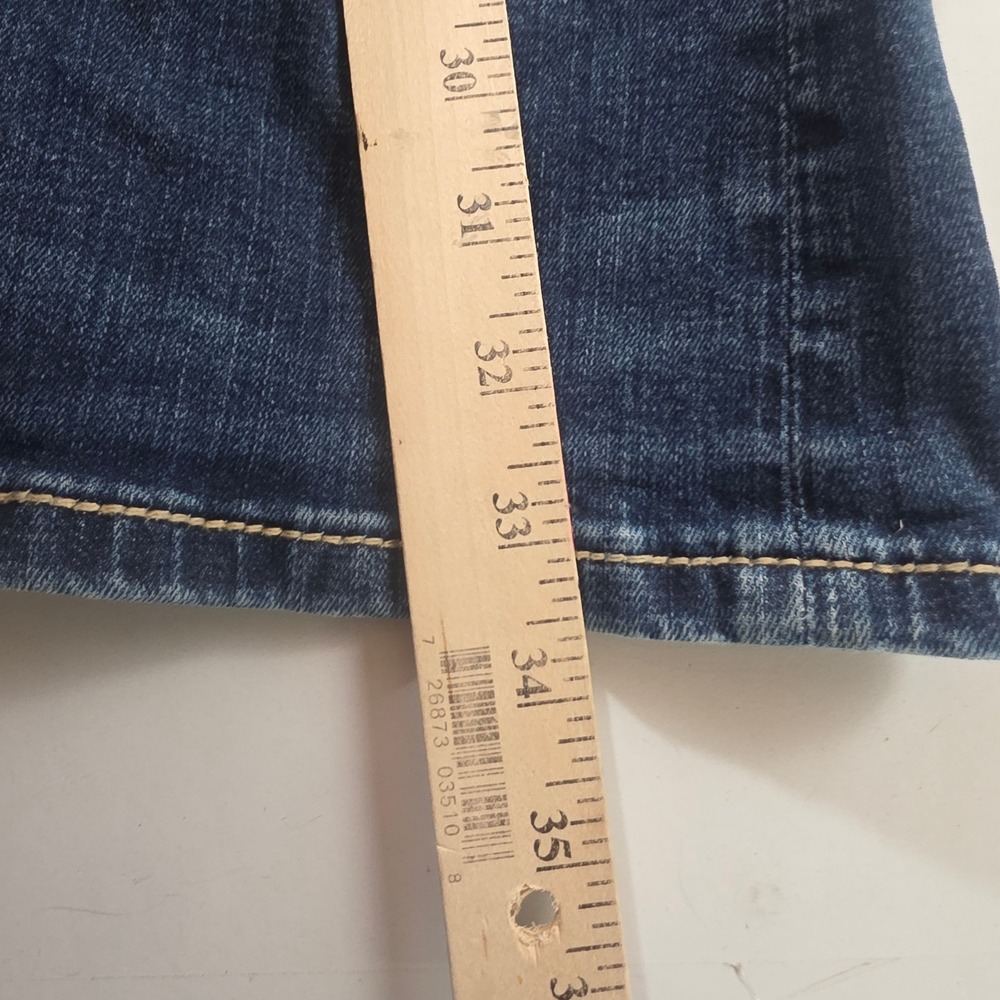 Miss Me Bootcut Jeans Womens 27 Dark Wash Embellished Embroidered MP8739B Y2K - Picture 9 of 16